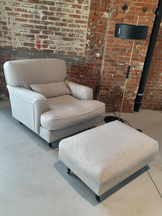 De Padova, armchair and pouf